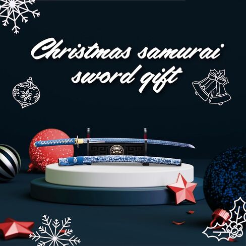 Real Katana Sword Sharp - Japanese Samurai Swords are a Unique Gift for Men - Full Tang High Carbon Steel Sword Blade Makes a Memorable for Martial Arts Enthusiasts or Sword Collectors in Saudi Arabia