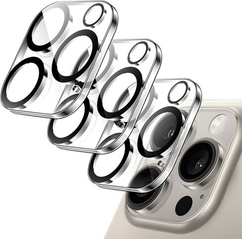 واقي عدسة الكاميرا JETech لهاتف iPhone 16 6.1 بوصة وiPhone 16 Plus 6.7 بوصة، زجاج مقسى 9H، مضاد للخدش، صديق للحافظة، لا يؤثر على اللقطات الليلية، شفاف عالي الدقة، 3 عبوات in Saudi Arabia