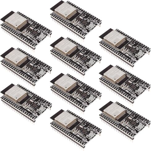 4 قطع من النوع C ESP32S ESP32 CP2102 38 دبابيس لوحة تطوير 2.4 جيجا هرتز ثنائي النواة WLAN واي فاي + بلوتوث 2 في 1 وحدة تحكم صغيرة ESP-WROOM-32 رقاقة ESP32 متوافقة مع Arduino IDE in Saudi Arabia