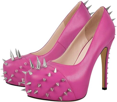 مضخات منصة Richealnini للنساء مع مسامير الكعب الكعب على STILETTO HIGH HIELS أحذية الزفاف in Kuwait