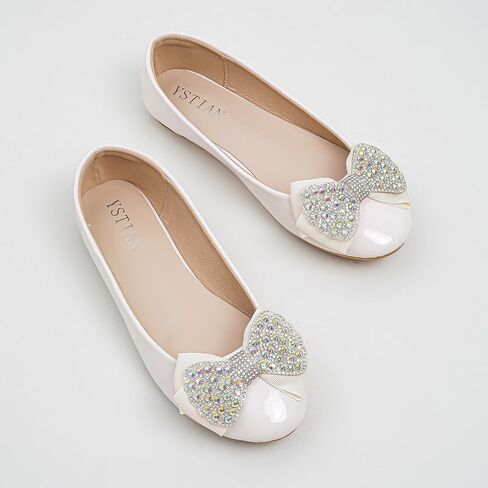 Flats Shoes Women Leather Comfortable Flats Round Toe Bow Slip on Wide Width Work Flats for Women in Saudi Arabia