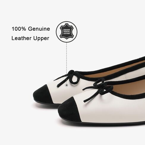 Genuine Leather Ballet Flats Comfortable Casual Dressy Shoes with Memory Latex Insole Comfort Slip on Ballerina Flats in Saudi Arabia