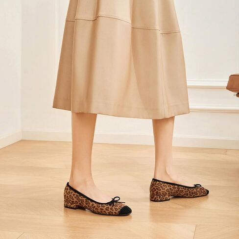 Genuine Leather Ballet Flats Comfortable Casual Dressy Shoes with Memory Latex Insole Comfort Slip on Ballerina Flats in Saudi Arabia