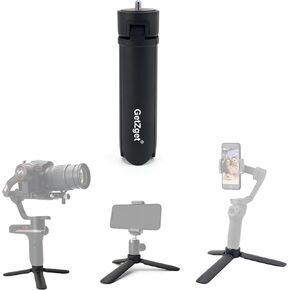 جبل ترايبود يونيفرسال يتوافق مع DJI Ronin 2/3/4 ، RSC ، OSMO 3 ، OM 4/5/6 GIMBALS Mobile و ZHIYUN DSLR GIMBALS - سعة تحميل 5 كجم ، 1/4 "ملحقات سطح المكتب المسمار المسمار