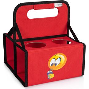 Eco-Friendly Reusable Drink Carrier-Foldable Coffe Caddy,6 and 4Cup,Drink Carrier with Handle,Reusable Cup Carriers for Drinks, Drink Holder for Car,Portable Drink Carrier for Delivery