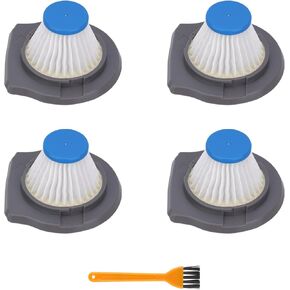 HLVCF10 Vacuum Filter Replacement Compatible with BLACK and DECKER Dustbuster AdvancedClean & Reviva Series Hand Vacuum Cleaner (6 Pack)