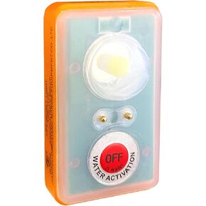 WICKED Life Jacket LED Strobe Light for Emergency Overboard Survival; Water Activated High Intensity Beam Long Range Rescue (12 Pack)