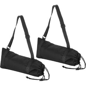 PATIKIL 17.72"x7.09" Tripod Carrying Case, 2Pcs Nylon Padded Tripod Bag with Handles for Light Stands Tripod Photography Accessories, Black