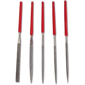 Diamond File Set Jewelry Tools Hobby Tools for Miniatures, Diamond Files for Sharpening, Jewelry Making Set, Wood Carving, Stone Carving, Modeling Tools (10 Pcs Riffler File Set)