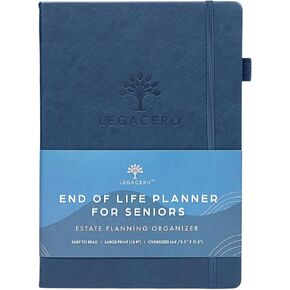 End of Life Planner for Seniors. Estate Planning Organizer & Final Wishes Planner for When Im Gone. A4 Beneficiary Planner, Death Book Planner & When I Die Planner for Next of Kin.