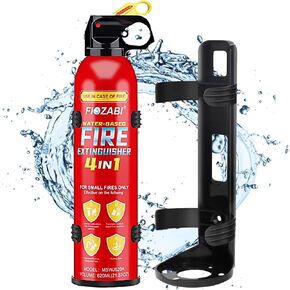 Portable Fire Extinguisher Spray With Bracket Can Prevent Re-Ignition,Best Suitable for The House/Car/Truck/Boat/Kitchen/Home Water-Based Fire Extinguishers Fire Type A/B/C/K 620ml (2 pack)