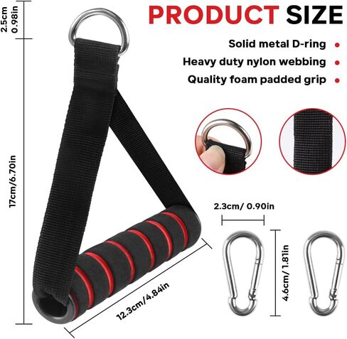 JBM Exercise Handle for Strength Training Working Out Handle for Pilates, Yoga, Strength Trainer, Pull Down Home Gym in Saudi Arabia