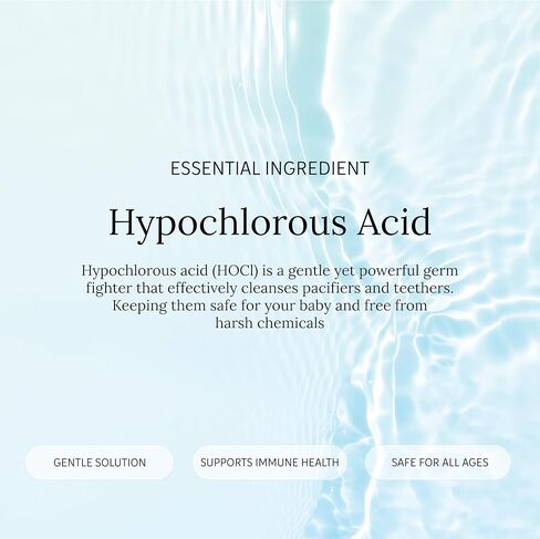 Littley Pacifier و Teether منظف مع حمض hypochlorous ، صيغة غير سامة وخالية من الكحول ، ولطيف لتنظيف أساسي in Kuwait