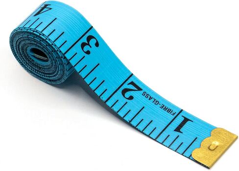 Tape Measure, Fabric Craft Tape Measure & Body Measurement Double Scale Body Sewing Flexible Ruler, Measurement Tailor Craft Vinyl Ruler, 60-inch/150CM (Yellow) in Saudi Arabia