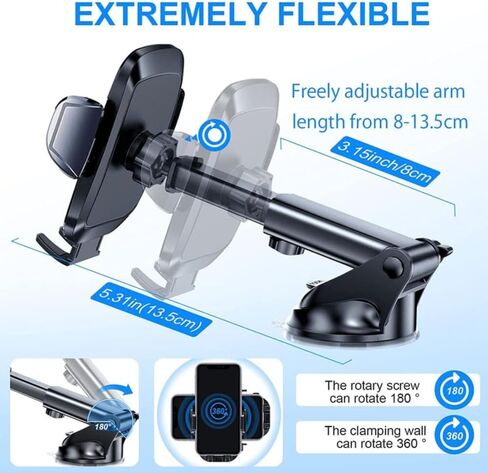 Phone Holder for Tesla | Tesla Iphone Mount | Tesla Cell Phone Holder| Tesla Model S Phone Mount| Tesla Phone Mount Model 3| Tesla Y Phone Holder in Saudi Arabia