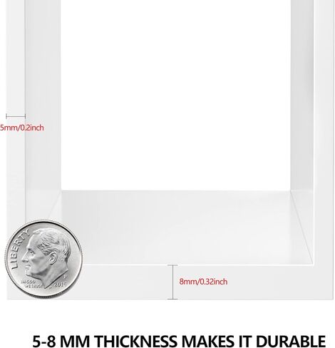 HBlife Napkin Holder, Acrylic Dining Table Dispenser for Cocktail Tissue, Clear Containers for Organizing Kitchen Paper in Saudi Arabia
