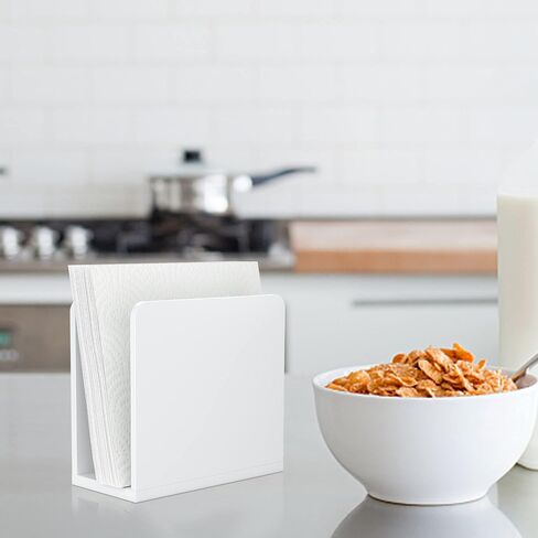 HBlife Napkin Holder, Acrylic Dining Table Dispenser for Cocktail Tissue, Clear Containers for Organizing Kitchen Paper in Saudi Arabia