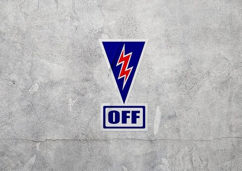 Master Safety Disconnect Switch Decal- Racing Kill Switch Sticker - SCCA, NHRA, NASA, and IMSA Compliant (25) in Kuwait