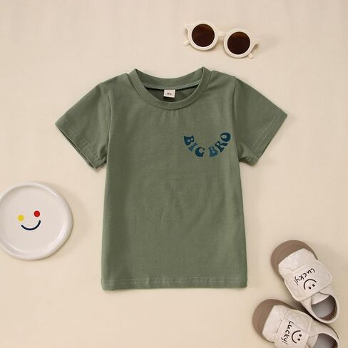 قميص Big Brother Toddler Baby Boy Cool Big Bro Bro Club T-Shirt Big Bro Summer Summer Short Sleeve Tees Top Top in Saudi Arabia