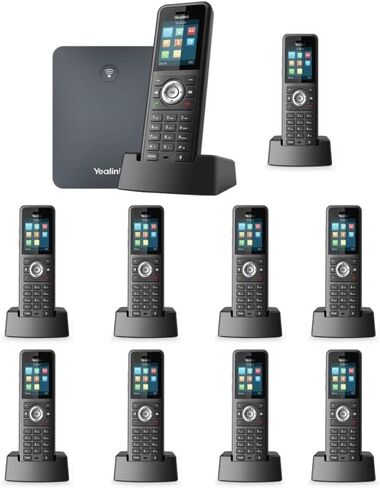 مجموعة Yealink IP Phone W79P من قاعدة W70B وسماعة W59R + سماعة W59R مكونة من 4 وحدات (W79P + 4 x W59R) in Saudi Arabia