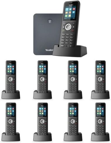 مجموعة Yealink IP Phone W79P من قاعدة W70B وسماعة W59R + سماعة W59R مكونة من 4 وحدات (W79P + 4 x W59R) in Kuwait
