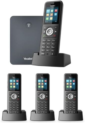 مجموعة Yealink IP Phone W79P من قاعدة W70B وسماعة W59R + سماعة W59R مكونة من 4 وحدات (W79P + 4 x W59R) in Kuwait