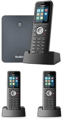 مجموعة Yealink IP Phone W79P من قاعدة W70B وسماعة W59R + سماعة W59R مكونة من 4 وحدات (W79P + 4 x W59R) in Kuwait