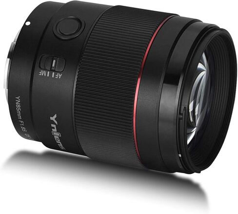YONGNUO 85 مم F1.8S DF DSM، عدسة مقربة متوسطة الحجم لحامل Sony E، عدسة صورة بإطار كامل باللون الأسود in Saudi Arabia