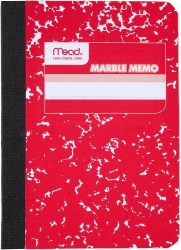 Mead Square Deal Memo Book, Narrow Ruled Paper, 80 Sheets, 4-1/2" x 3-1/4", Assorted Colors (45417) in Kuwait