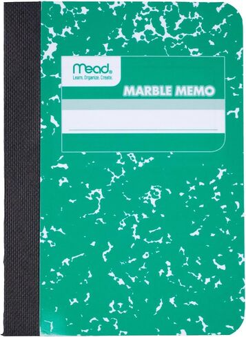 Mead Square Deal Memo Book, Narrow Ruled Paper, 80 Sheets, 4-1/2" x 3-1/4", Assorted Colors (45417) in Kuwait