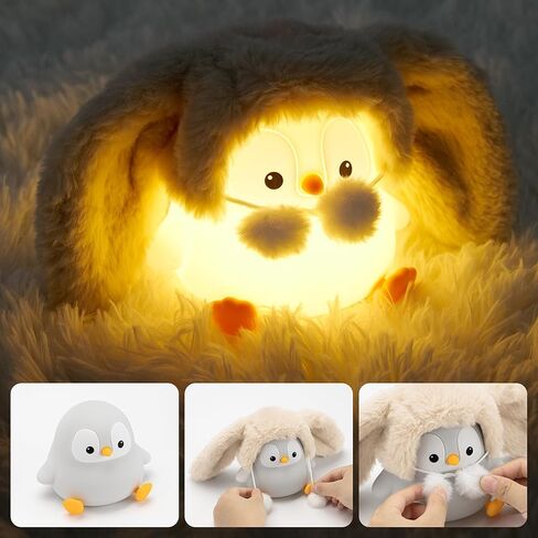 UNEEDE Blue Axolotl Night Light for Kids,Animal Silicone Nursery Night Lamp, Rechargeable Table Lamp Bedside Lamp,Cute Room Decor Night Light for Bedroom,Living Room,Dining,Desk Decorations,Gift in Kuwait
