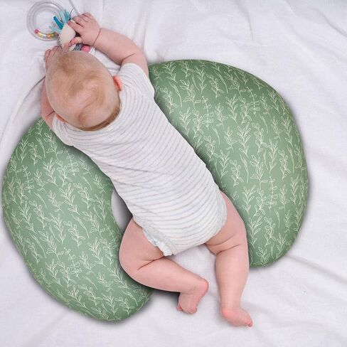 Nursing Pillow Cover, Breastfeeding Pillow Cover Stretchy Removable Feeding Pillowcase for Newborns, Ultra Soft and Comfortable Nursing Pillow Slipcover for Baby Boys Girls, Dinosaur Pattern in Saudi Arabia