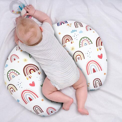 Nursing Pillow Cover, Breastfeeding Pillow Cover Stretchy Removable Feeding Pillowcase for Newborns, Ultra Soft and Comfortable Nursing Pillow Slipcover for Baby Boys Girls, Dinosaur Pattern in Saudi Arabia