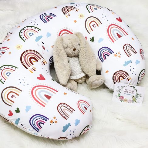 Nursing Pillow Cover, Breastfeeding Pillow Cover Stretchy Removable Feeding Pillowcase for Newborns, Ultra Soft and Comfortable Nursing Pillow Slipcover for Baby Boys Girls, Dinosaur Pattern in Saudi Arabia