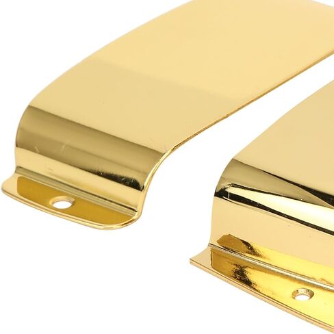 Zinc Alloy Pickup Bridge Cover Set for Electric Bass Guitar with Protective Bass Bridge Cover & Decal - for Jazz & Telecaster, in Chrome Finish (Silver) in Saudi Arabia