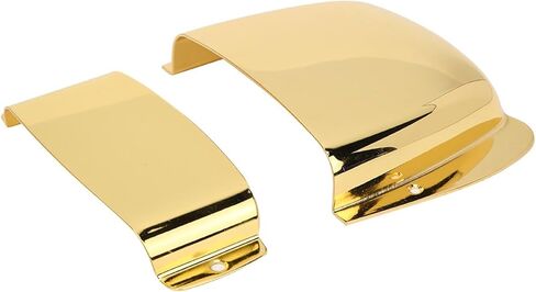 Zinc Alloy Pickup Bridge Cover Set for Electric Bass Guitar with Protective Bass Bridge Cover & Decal - for Jazz & Telecaster, in Chrome Finish (Silver) in Saudi Arabia
