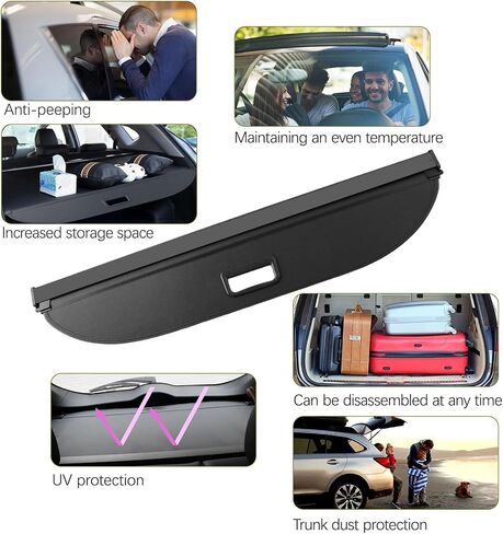 غطاء شحن قابل للسحب لسيارة Honda CRV - غطاء حقيبة السيارة Tesmirror لسيارة Honda CRV 2023 2024 ملحقات حماية ظل شاشة خصوصية الأمتعة in Saudi Arabia