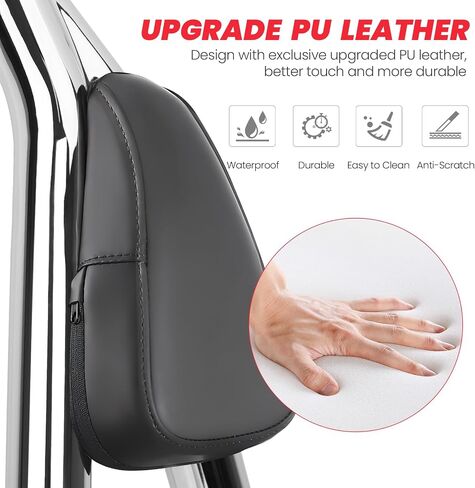 Fat Bob Passenger Backrest Sissy Bar fit for Harley Davidson Softail Fat Bob 114 FXFB FXFBS, 26" Tall Quick Release Detachable Pointed Sissy Bar w/Docking Hardware, Gloss Black 2018-Up in Kuwait