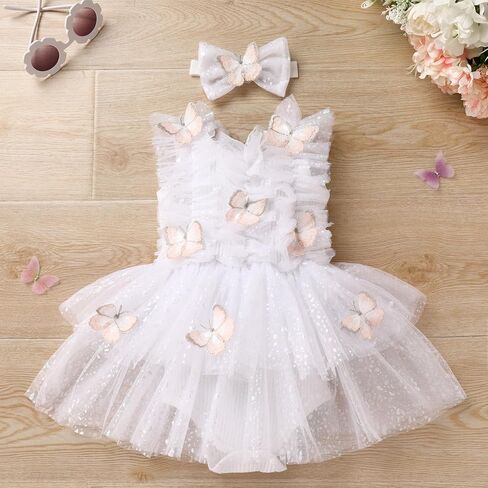 Imekis Baby Girls 1st Birthday Outfit Bee Floral Strawberry Dress Romper with Cake Cake Smash Party Photo Photo in Kuwait