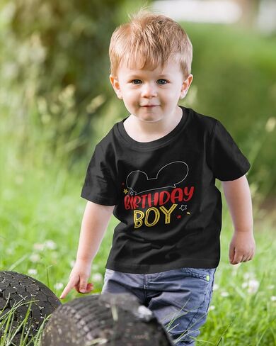 Luke and Lulu 2nd Dirthnd Shirt Boy - Mouse تحت عنوان عيد ميلاد القميص 2 - فتى عيد الميلاد 2 ، فتى - قميصان in Saudi Arabia