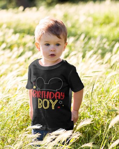 Luke and Lulu 2nd Dirthnd Shirt Boy - Mouse تحت عنوان عيد ميلاد القميص 2 - فتى عيد الميلاد 2 ، فتى - قميصان in Saudi Arabia