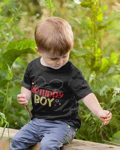 Luke and Lulu 2nd Dirthnd Shirt Boy - Mouse تحت عنوان عيد ميلاد القميص 2 - فتى عيد الميلاد 2 ، فتى - قميصان in Saudi Arabia