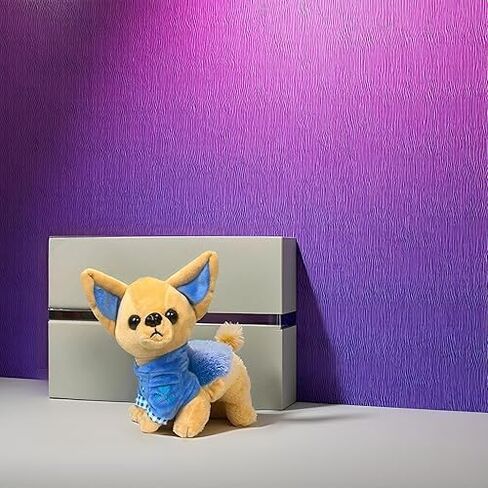 Chihuahua Plush Stuffed Animal Dog, Stuffed Chihuahua Puppy Plush Toy, Soft Doll Pillow Birthday Gift Present for Kids Home Decor in Saudi Arabia