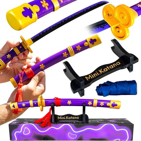 Like-Original Mini Katana - 15" Hand-Made Semi-Sharp 1095 Carbon Stainless Steel Real Katana Sword in Saudi Arabia