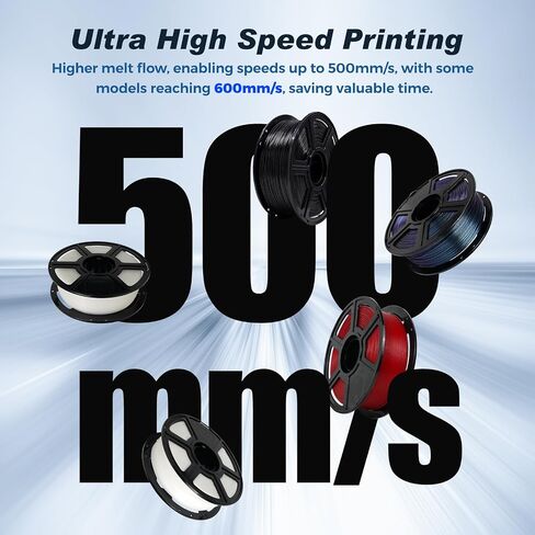 FLASHFORGE Rapid PLA Filament 1.75 مم Summer Reverie، طباعة عالية السرعة 500 مم/ثانية، خيوط طابعة ثلاثية الأبعاد 1 كجم بكرة، دقة الأبعاد +/- 0.02 مم، استمتع بجودة طباعة استثنائية in Kuwait