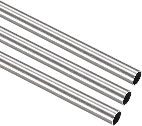 304 الفولاذ المقاوم للصدأ 3.5 مم OD 250 مم الطول - 3 قطع أنابيب معدنية مستديرة تناسب التطبيقات الصناعية - أنبوب أنبوب مستقيم غير ملحوم من الفولاذ المقاوم للصدأ - (سمك 0.2 مم) in Kuwait