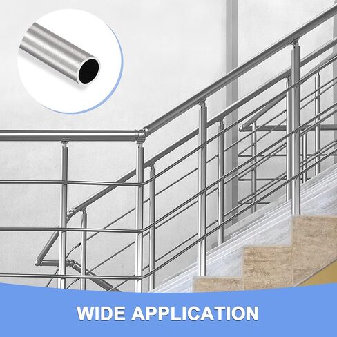 304 الفولاذ المقاوم للصدأ 3.5 مم OD 250 مم الطول - 3 قطع أنابيب معدنية مستديرة تناسب التطبيقات الصناعية - أنبوب أنبوب مستقيم غير ملحوم من الفولاذ المقاوم للصدأ - (سمك 0.2 مم) in Kuwait