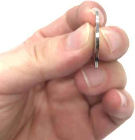 Stainless Steel Numbered Tags, Round Metal Key Tags ID Tags with Rings (1-30) in Saudi Arabia