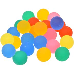 25 Bouncy Balls for Kids Party Favors | Clear Bouncy Ball 27mm | Superball Small Rubber Balls for Kids in Kuwait