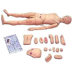 Patient Care Manikin, Training Manikin Teaching Model Nursing Medical Science School Patient Care Full Body for Students Education Teaching Medical Training Skills